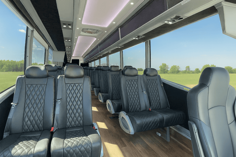 coach bus in South Bend